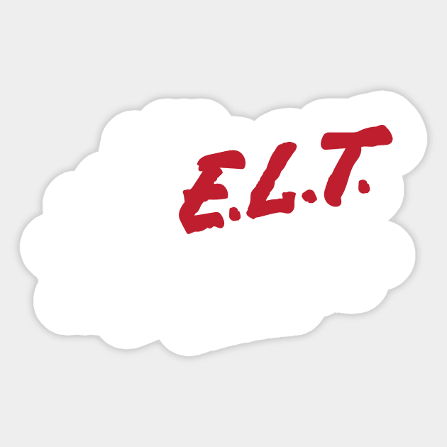 ELT Canada. White Sticker by ELTClothing